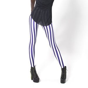 Black Milk Beetlejuice Purple Leggings